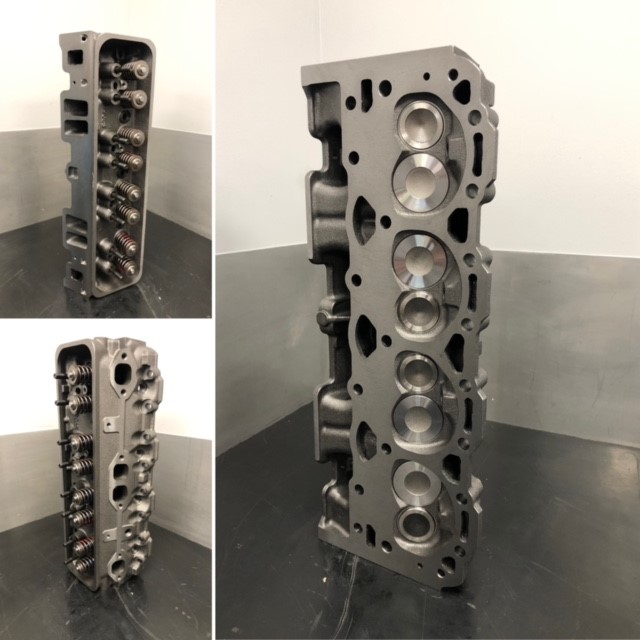  Cilinderkop 305 vortec style,compleet met kleppen
