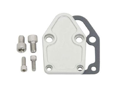Chevrolet small block block off plate aluminium