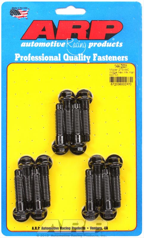 Mopar small/Big block intake bolt kit# 144-2001