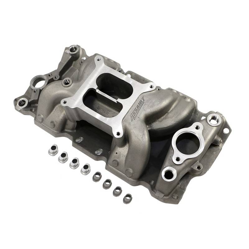 55-86 Chevrolet small block Satin Air Gap intake