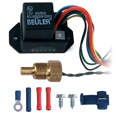 Derale verstelbare fan control kit	met sensor