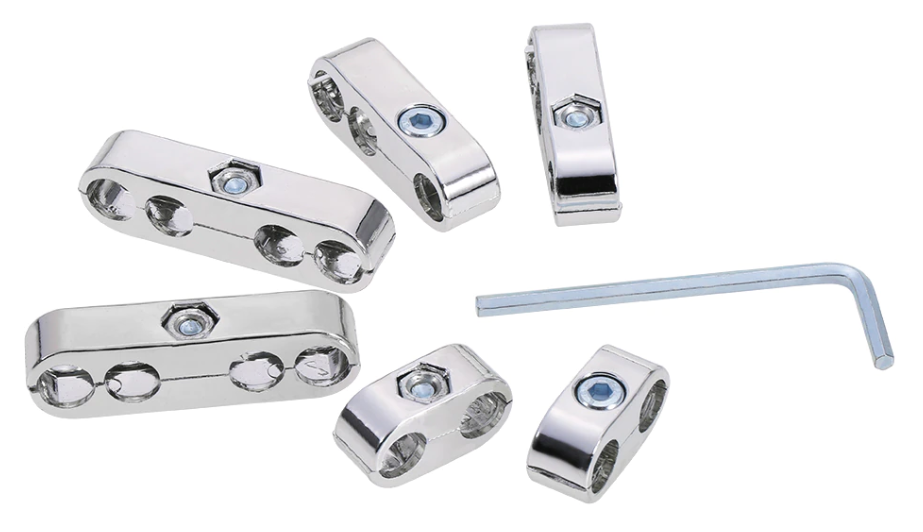 Bougiekabel separators 7-9 mm chrome