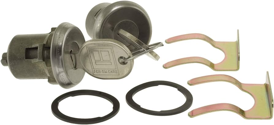 GM Deurslot set chrome met sleutels 