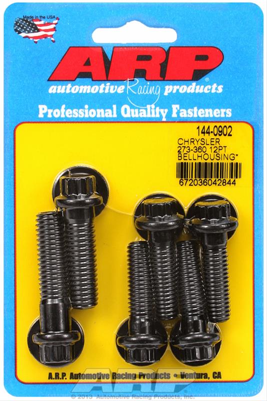 Mopar small block belhousing bolt kit