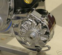 Dynamosteun Verchroomd Low Mount GM/SBC
