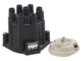Verdeelkap met rotor V8 punten ontsteking 