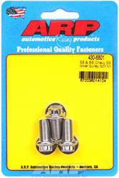 Chevrolet krukaspulley bouten RVS