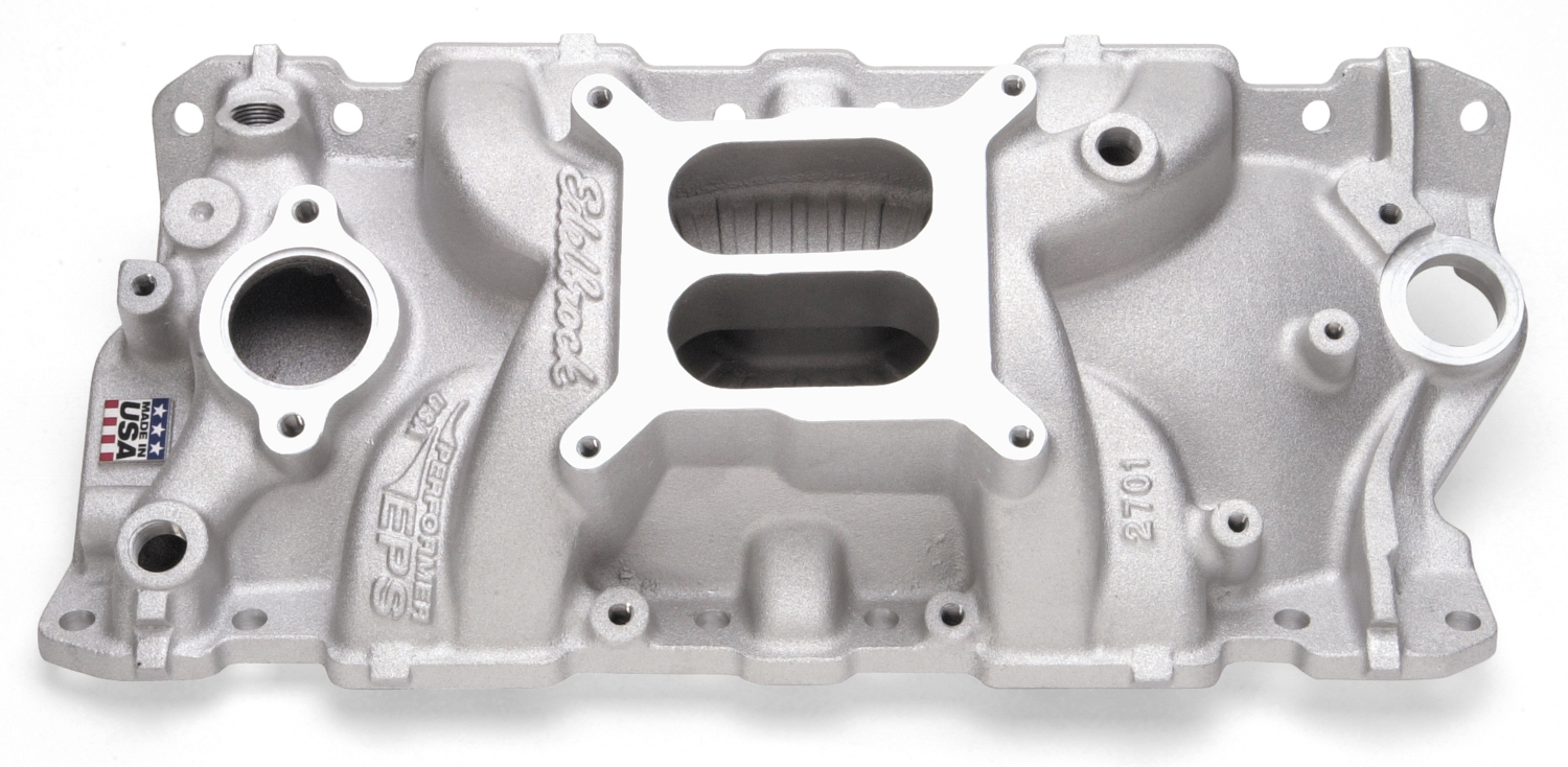 Edelbrock 2701 - Performer EPS Manifold, Chevrolet