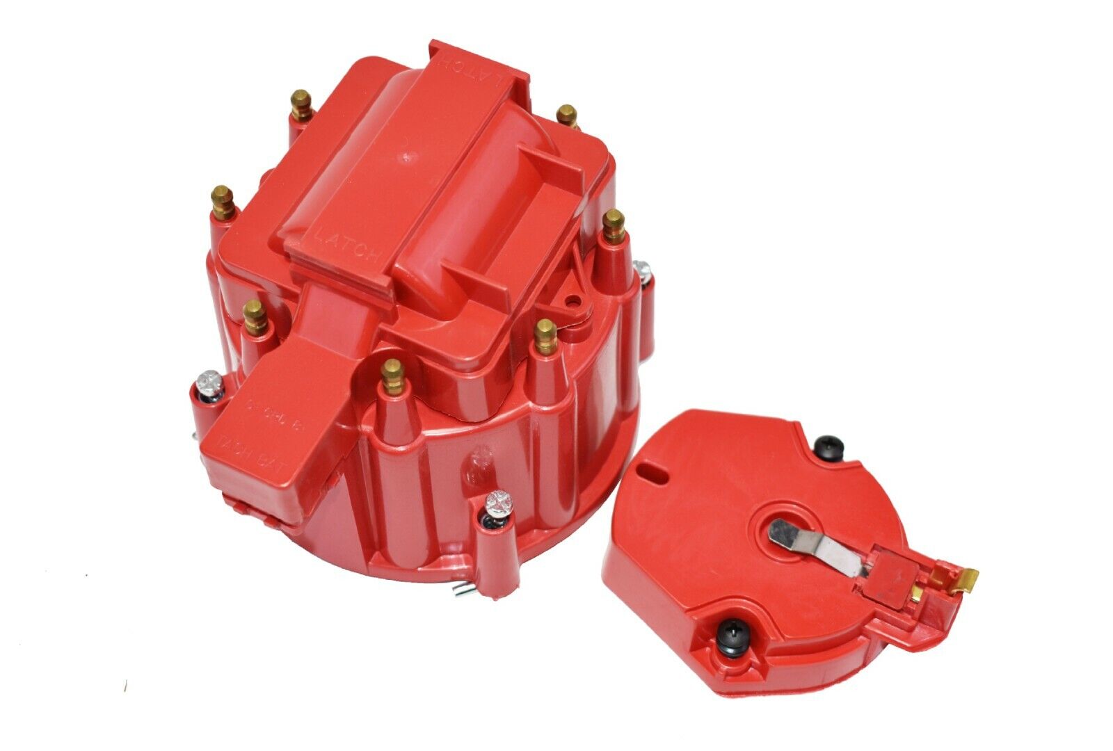V8 HEI verdeelkap & rotor kit Rood incl kap