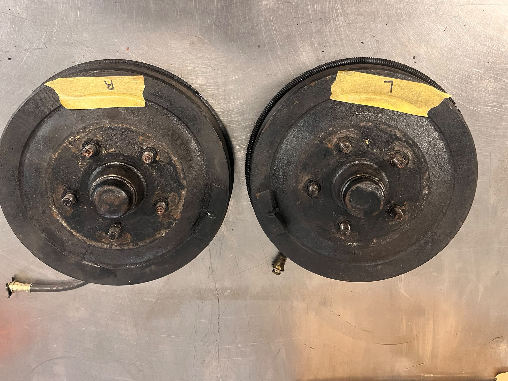 1969 Dodge Charger remtrommel set voorzijde