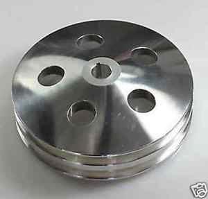 GM stuurpomp pulley alu met dubbele groef